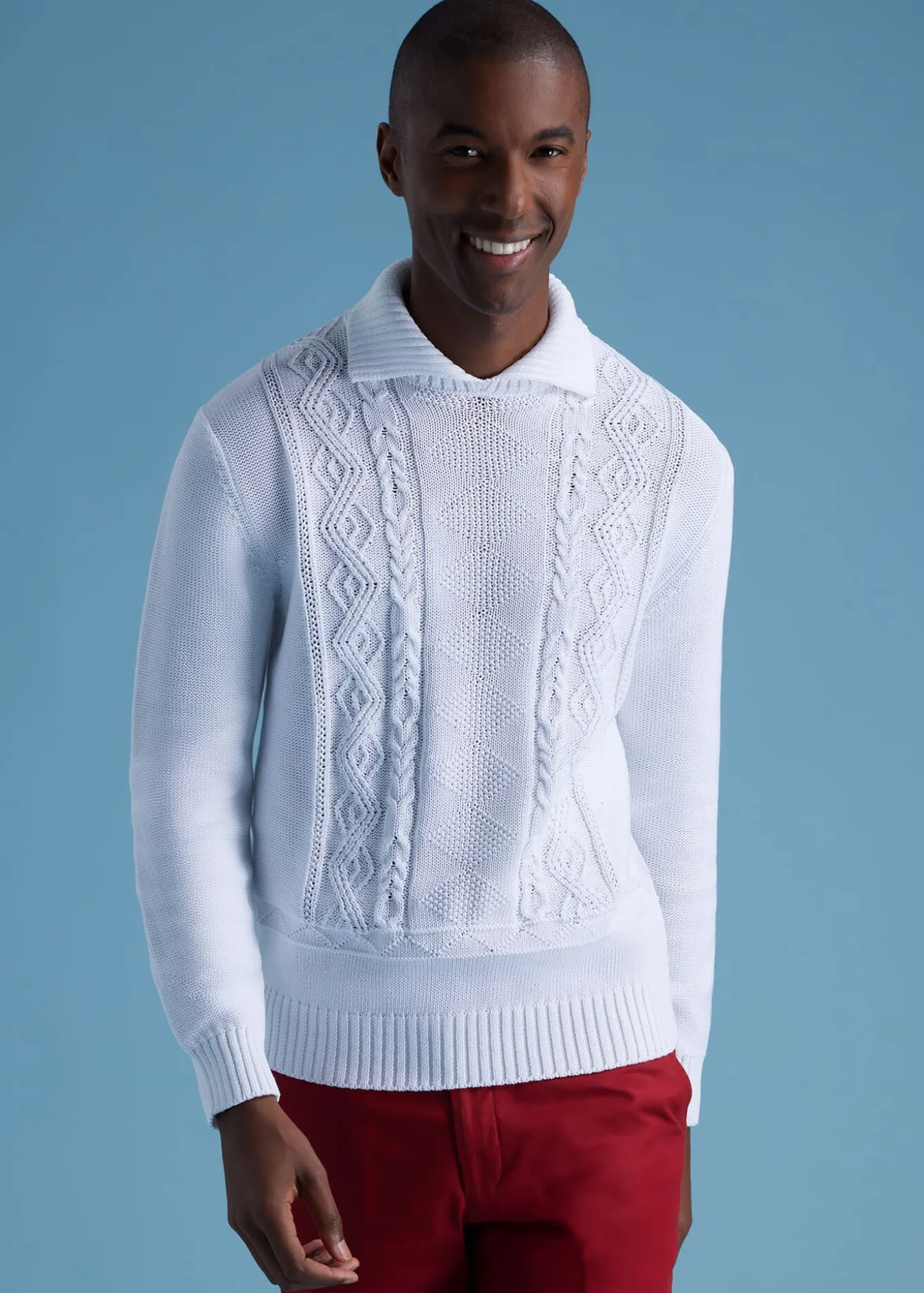 aran_cable_mock_neck_cott_1.webp Aran Cable Mock Neck Cotton Sweater