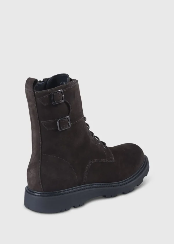 Barton Suede Lace-Up Boot