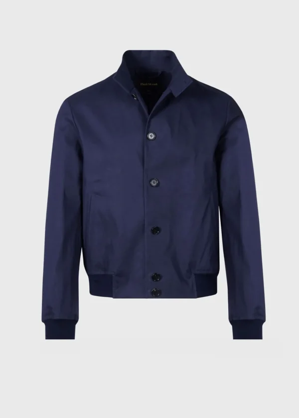 Bonded Cotton Bomber Jacket