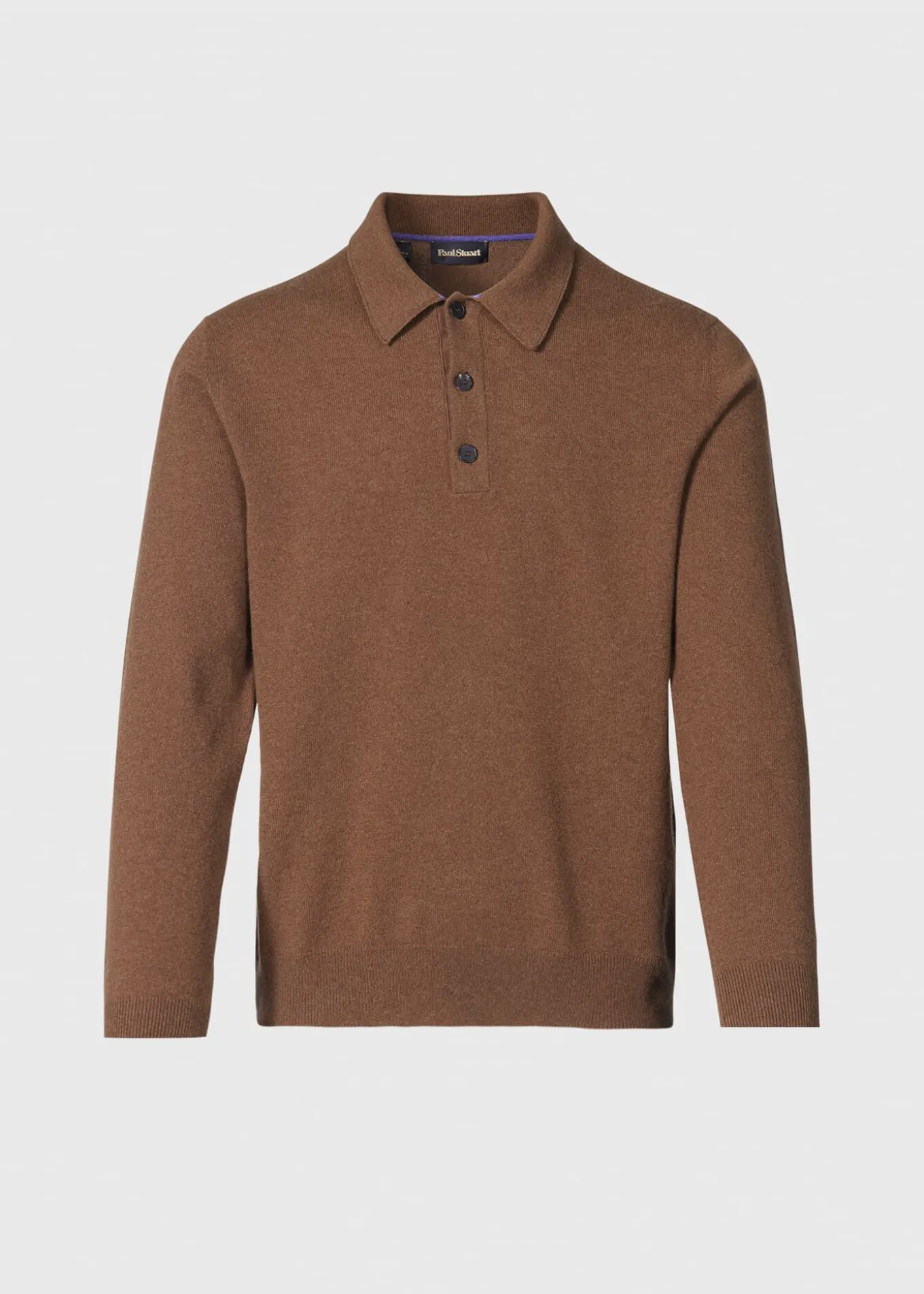 cashmere_long_sleeve_polo_0-1.webp Cashmere Long Sleeve Polo With Suede