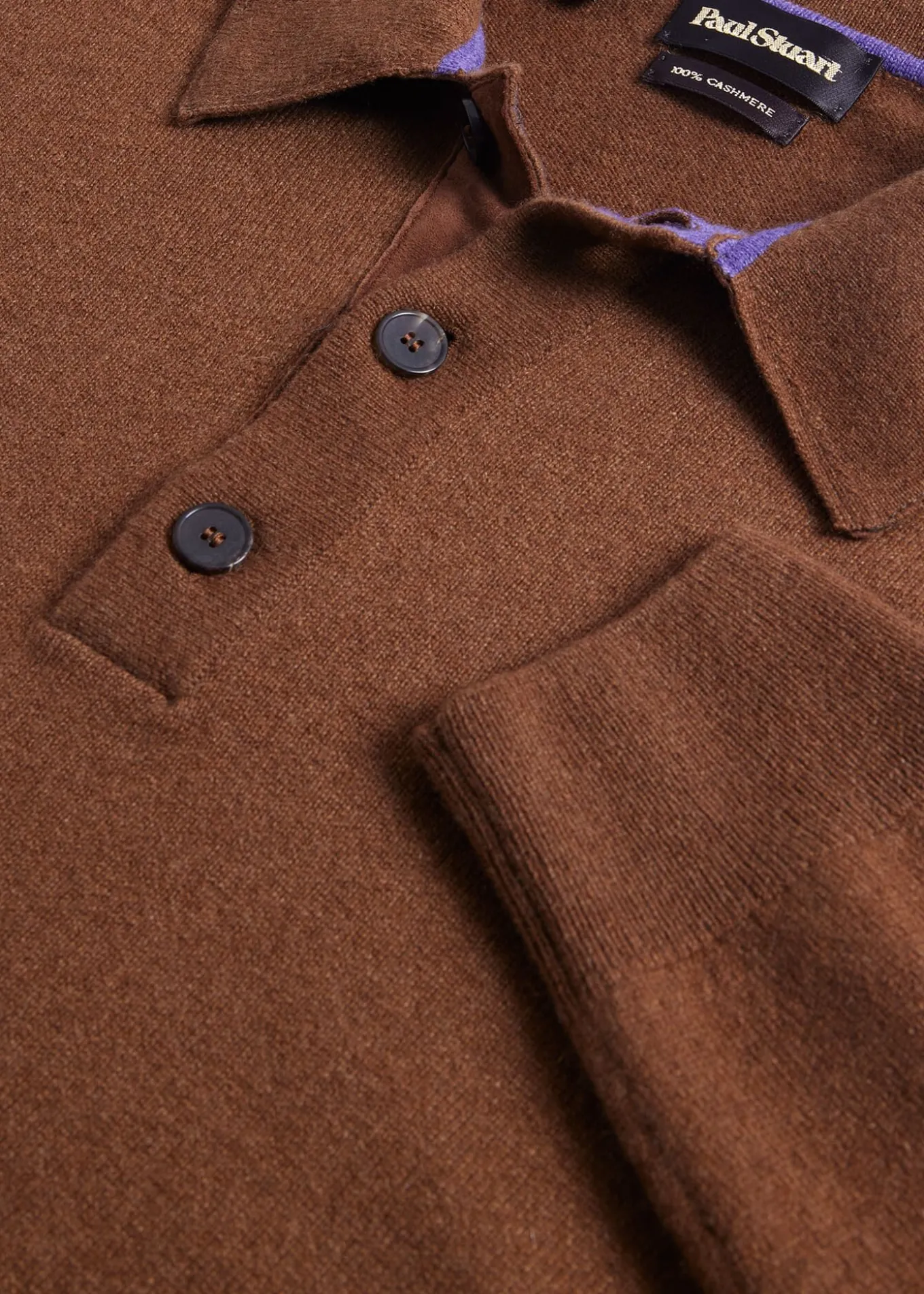 cashmere_long_sleeve_polo_3.webp Cashmere Long Sleeve Polo With Suede