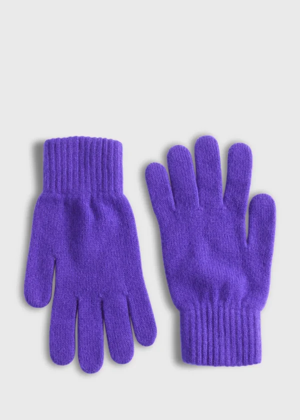 Cashmere Plain Knit Glove