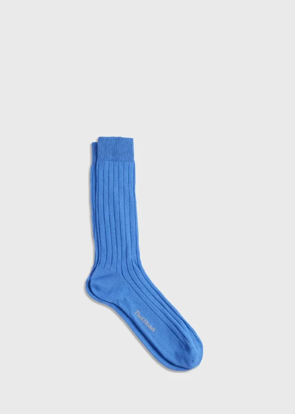Cashmere Ribbed Sock