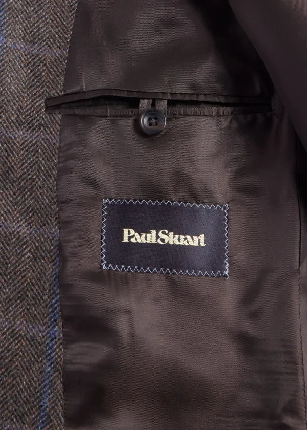 Cashmere Windowpane Paul Jacket