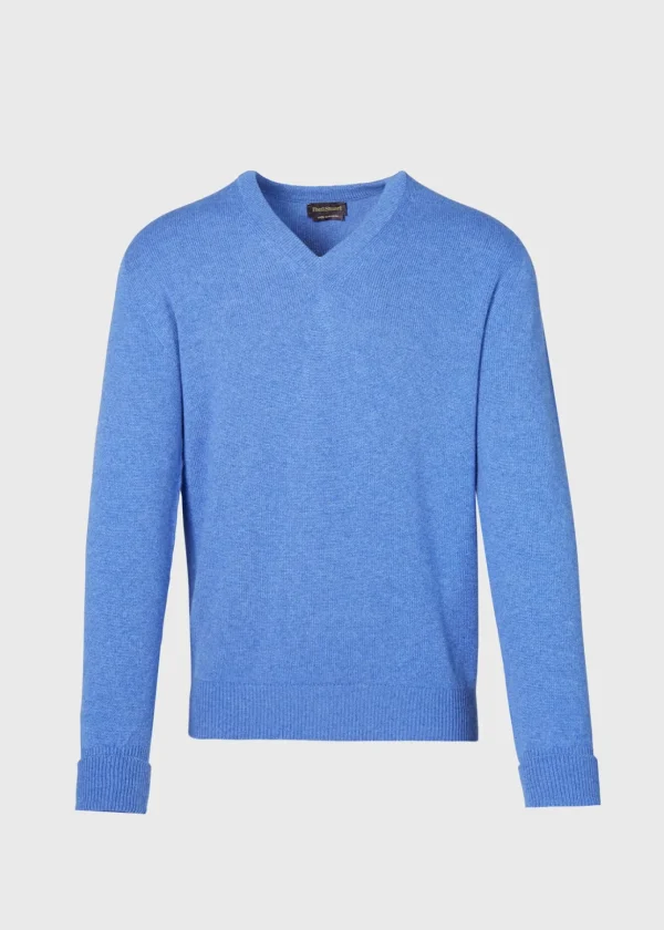 Classic Cashmere Double Ply V-Neck Sweater