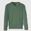 Classic Cashmere Double Ply V-Neck Sweater