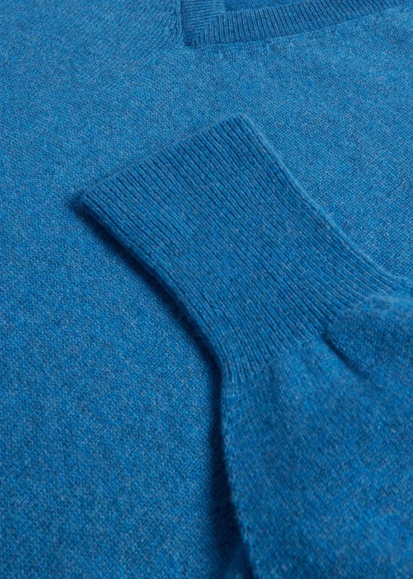Classic Cashmere Double Ply V-Neck Sweater