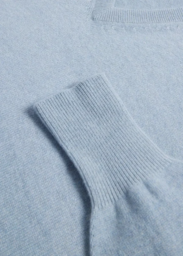 Classic Cashmere Double Ply V-Neck Sweater
