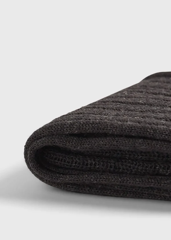 Classic Merino Wool Ribbed Sock