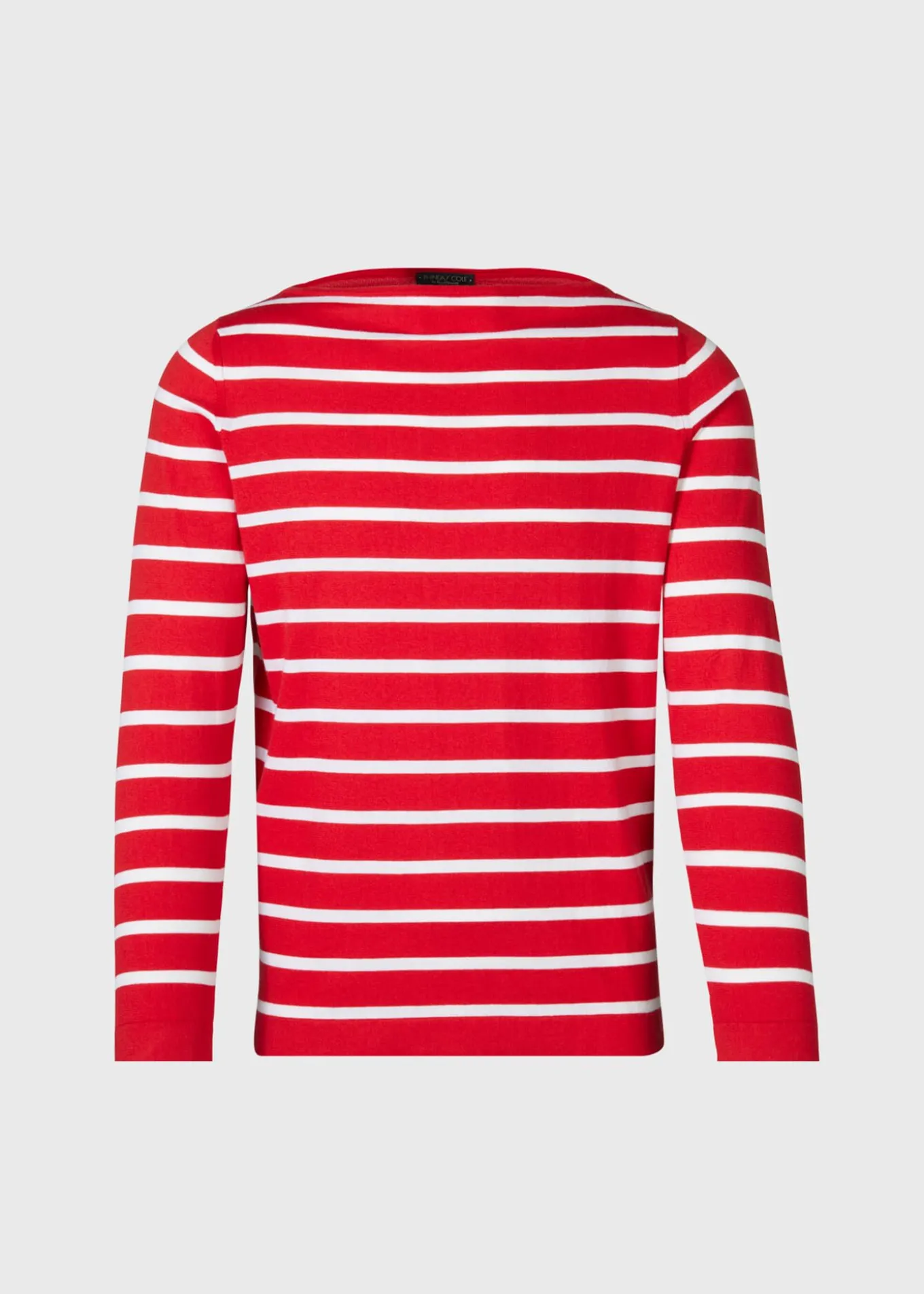 cotton__cashmere_boat_nec_0.webp Cotton & Cashmere Boat Neck Stripe Pullover