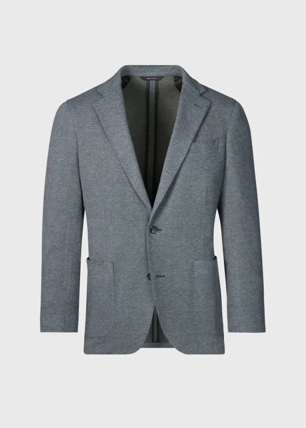 Cotton & Cashmere Pique Soft Jacket