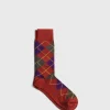 Cotton Blend Argyle Sock