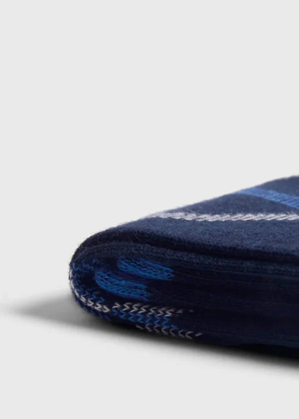 Cotton Blend Argyle Sock