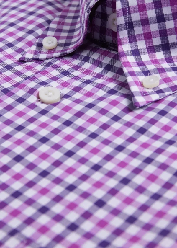 Cotton Check Sport Shirt