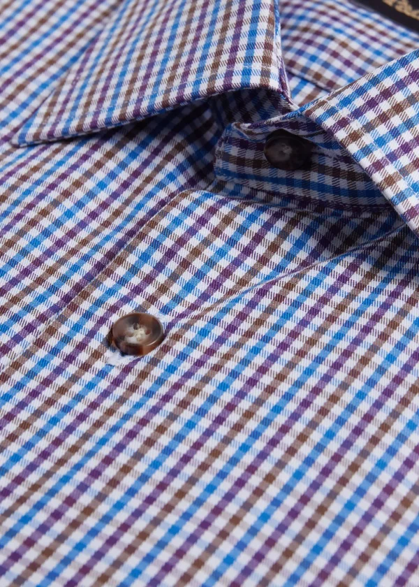 Cotton Check Sport Shirt