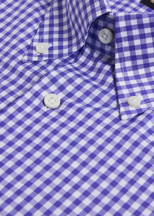 Cotton Classic Gingham Sport Shirt