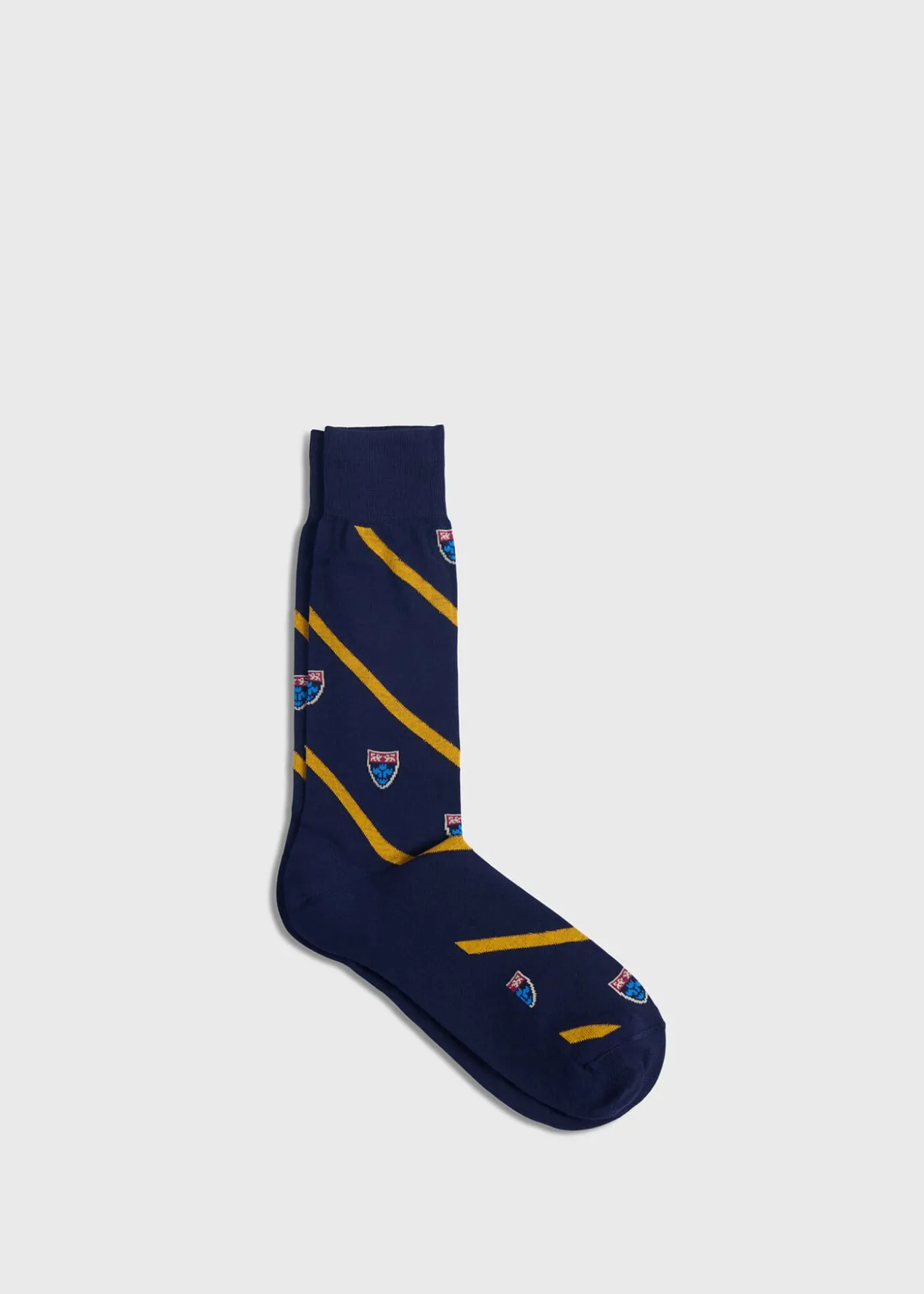 cotton_crest_motif_sock_0-3.webp Cotton Crest Motif Sock
