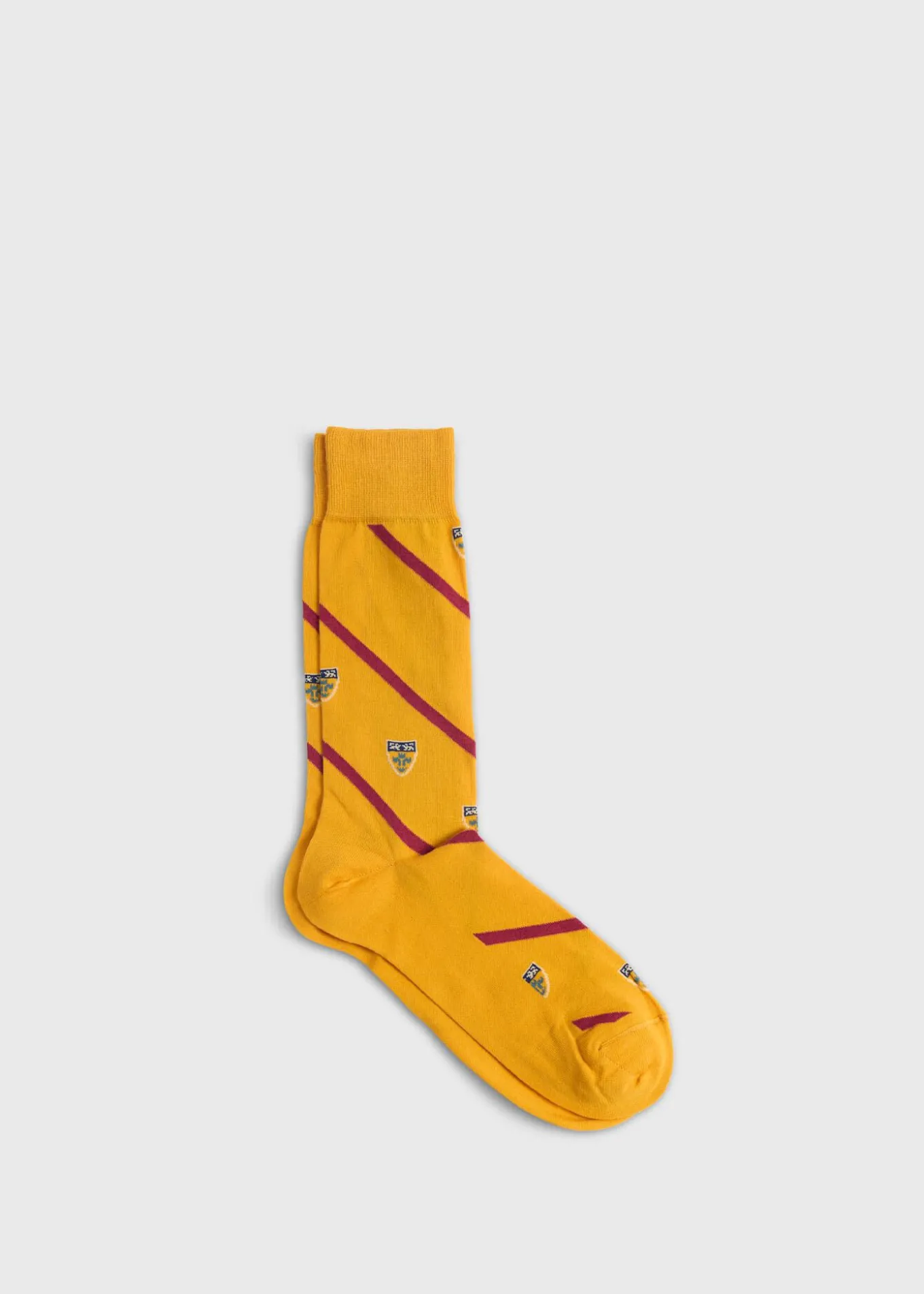 cotton_crest_motif_sock_0.webp Cotton Crest Motif Sock