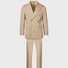 Cotton Double Breasted Suit