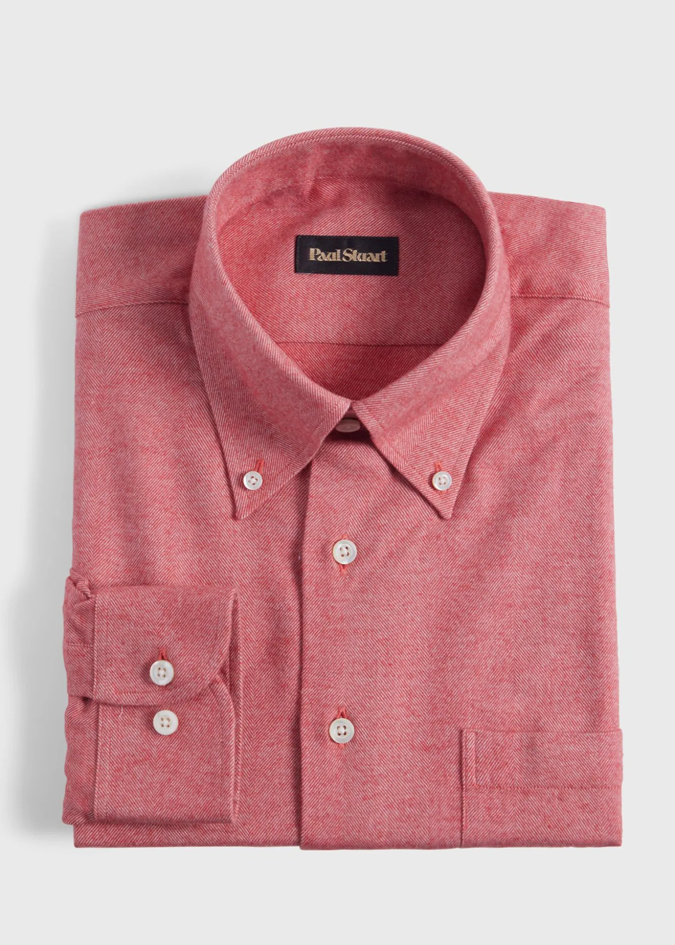 cotton_flannel_herringbon_0.webp Cotton Flannel Herringbone Sport Shirt
