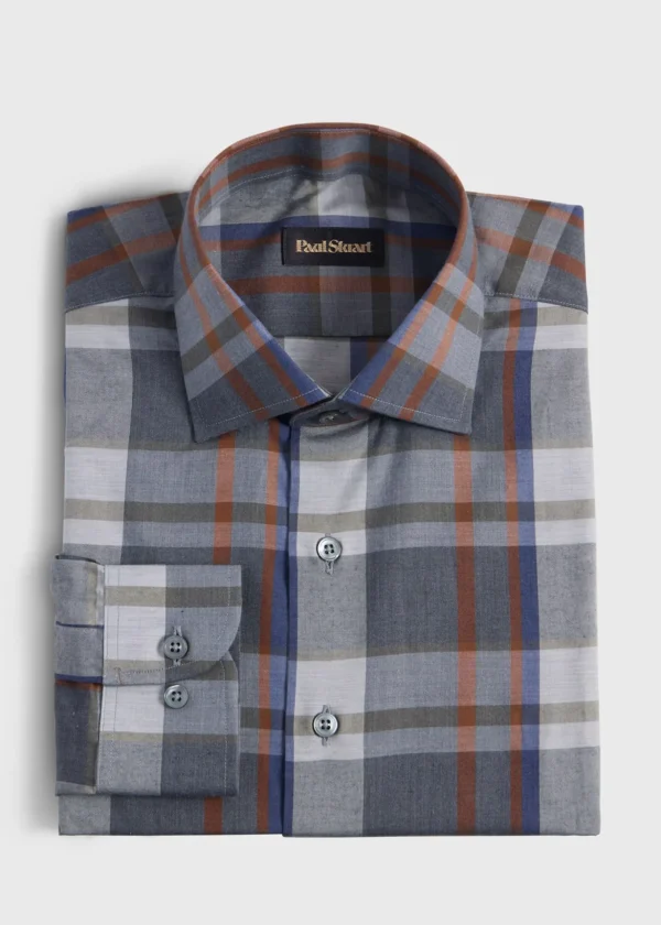 Cotton Flannel Plaid Sport Shirt