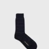 Cotton Horizontal Stripe Sock