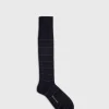 Cotton Horizontal Stripe Sock