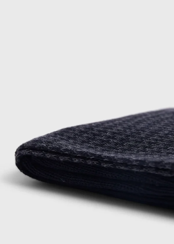 Cotton Houndstooth Sock
