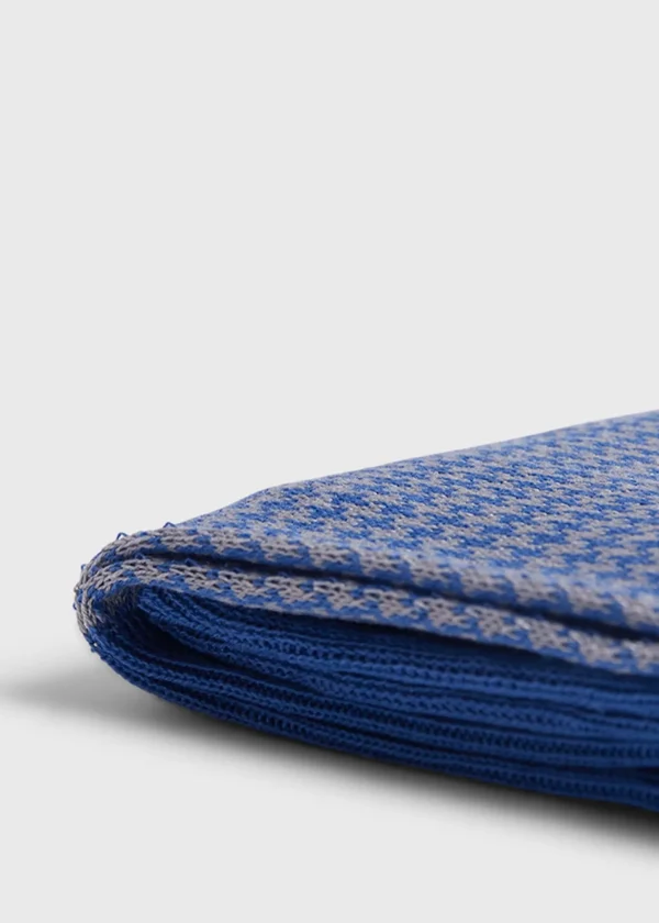 Cotton Houndstooth Sock