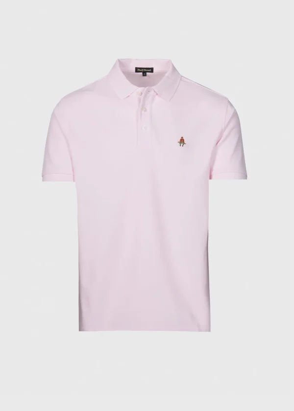 Cotton Piqué Logo Polo