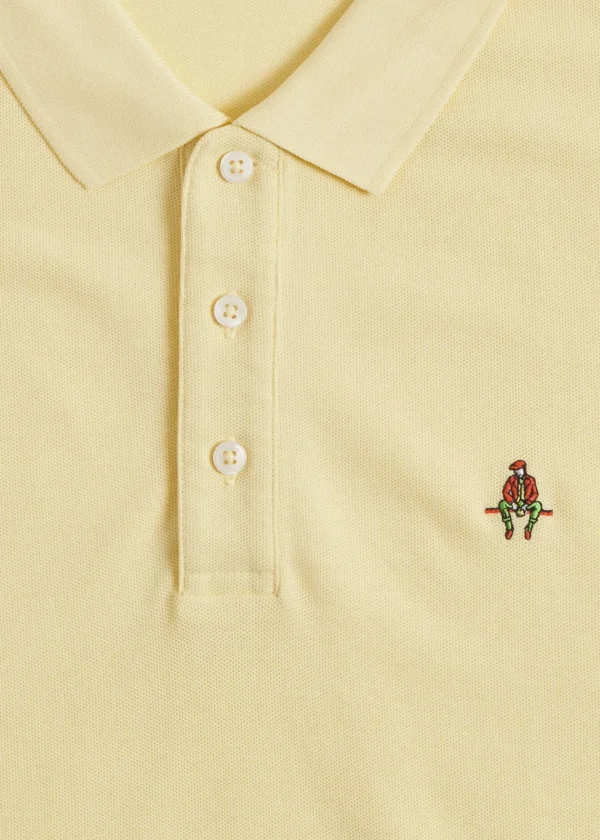 Cotton Piqué Logo Polo