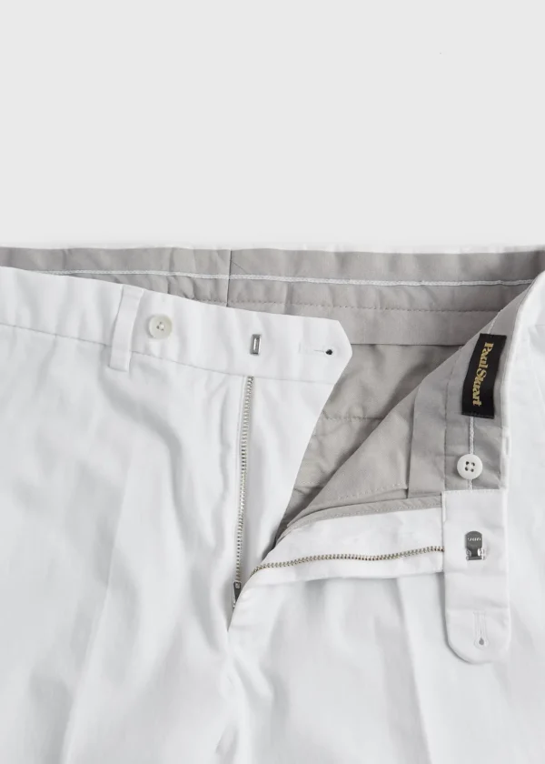 Cotton Plain Front Newton Pant