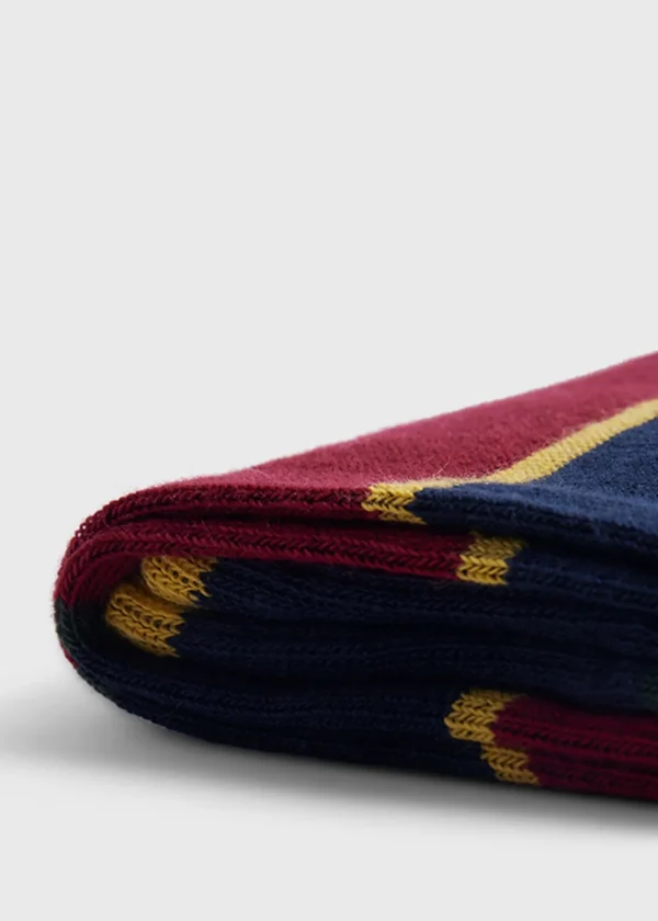 Cotton Regimental Stripe Sock