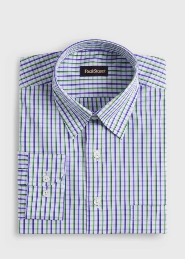 Cotton Tattersall Sport Shirt