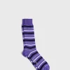 Cotton Variegated Multicolor Stripe Sock