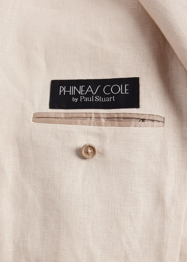 Double Breasted Linen Suit