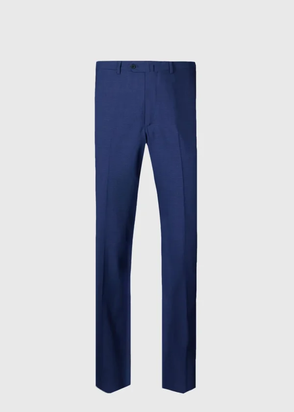 Double Breasted Tick Weave Suit