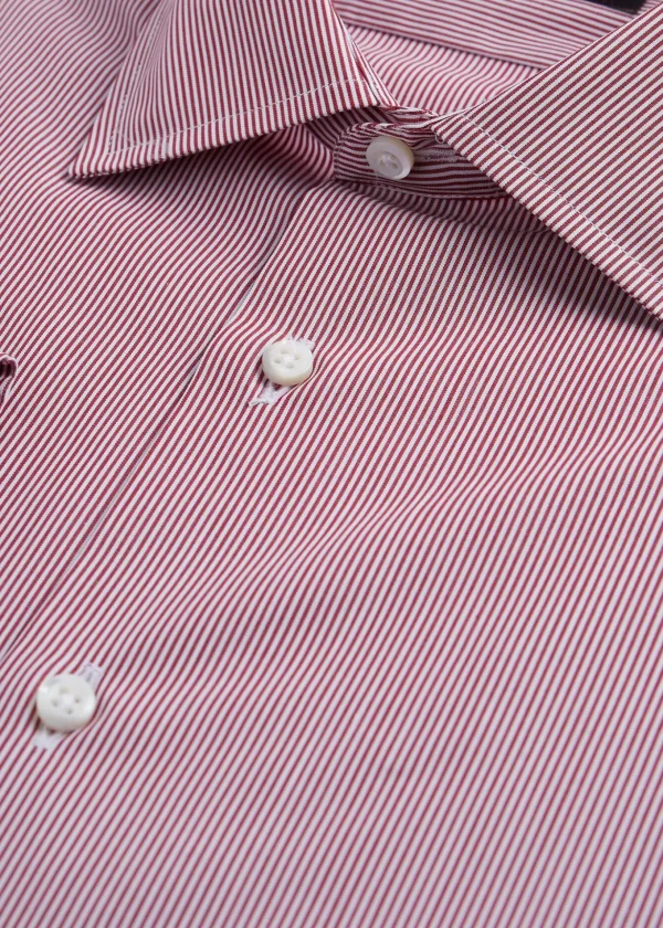 Fine Stripe Slim Fit Dress Shirt