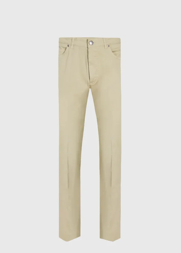Five Pocket Gabardine Twill Pant