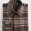Flannel Plaid Sport Shirt