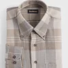 Flannel Plaid Sport Shirt