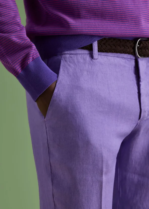 Garment Washed Linen Pant