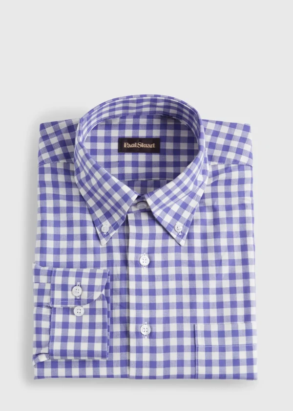Gingham Flannel Sport Shirt