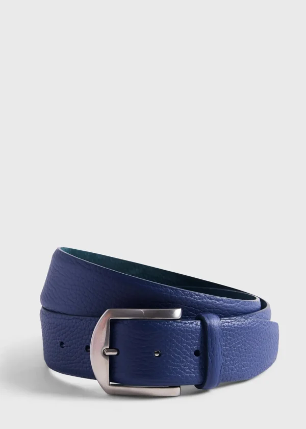 Grain Leather Reversible Belt