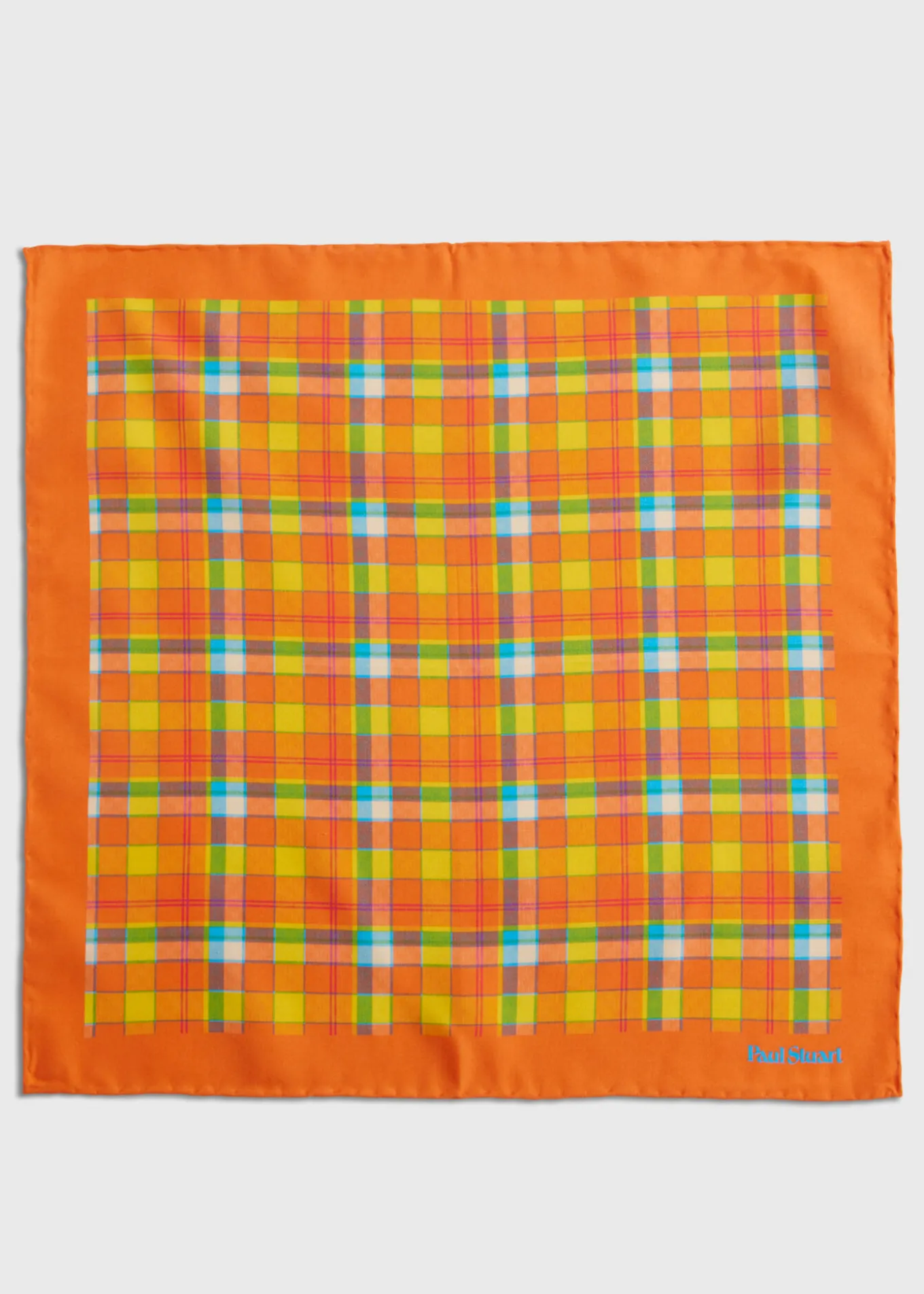 habotai_silk_plaid_pocket_1.webp Habotai Silk Plaid Pocket Square