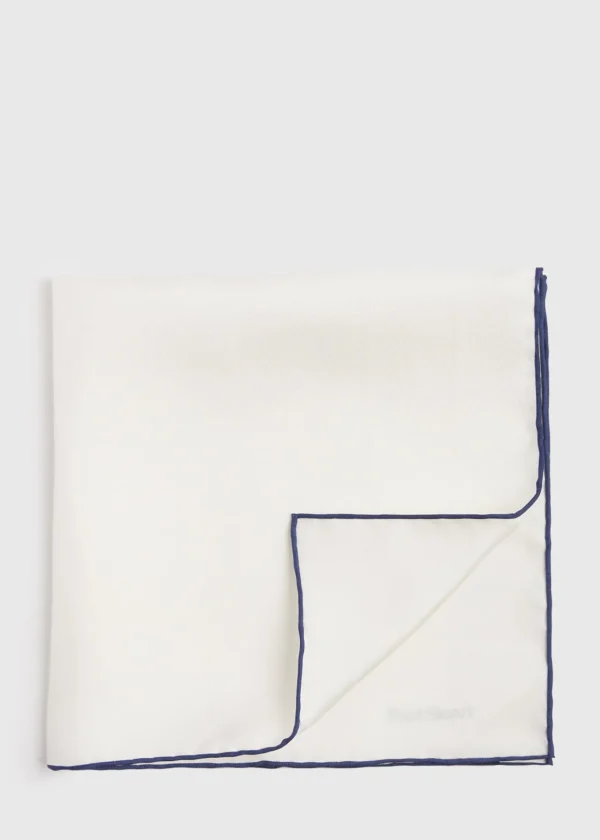 Hand Screen Printed Silk Pocket Square