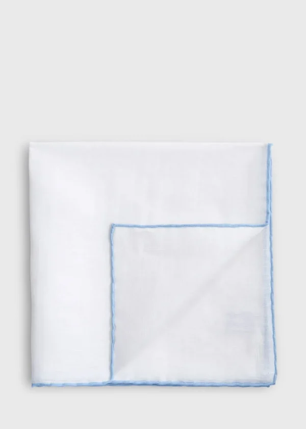 Handkerchief With Contrast Border