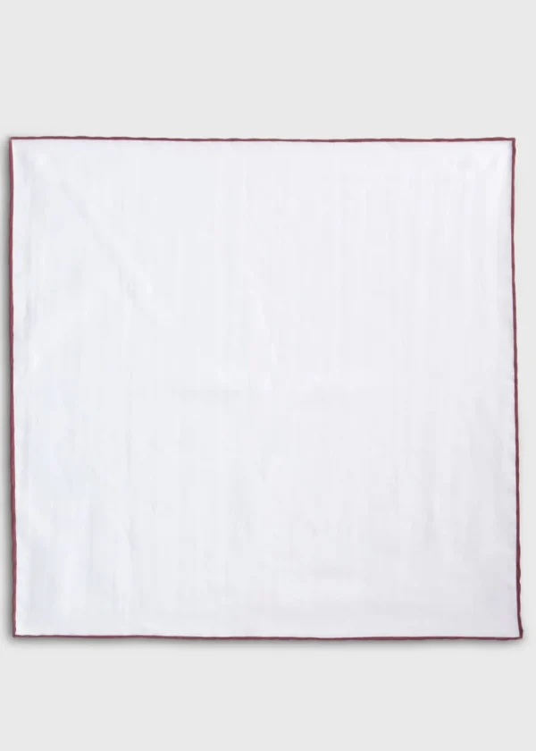 Handkerchief With Contrast Border