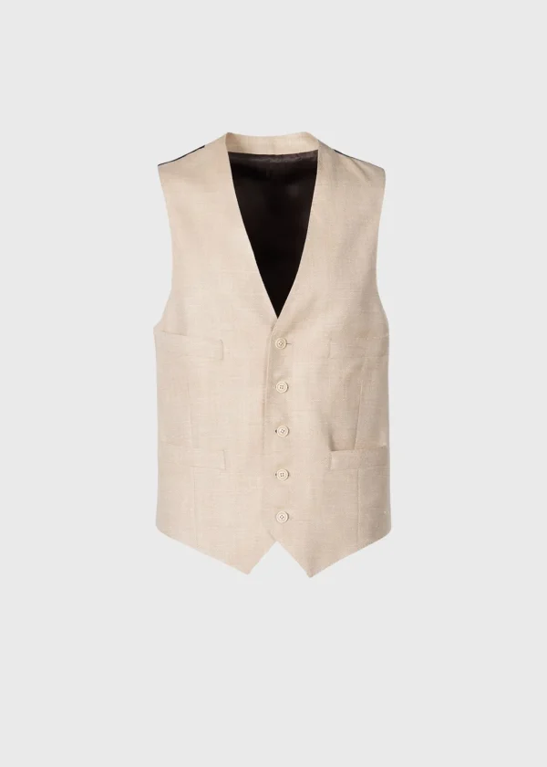 Herringbone Tailored Vest