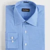 Horizontal Stripe Slim Fit Dress Shirt